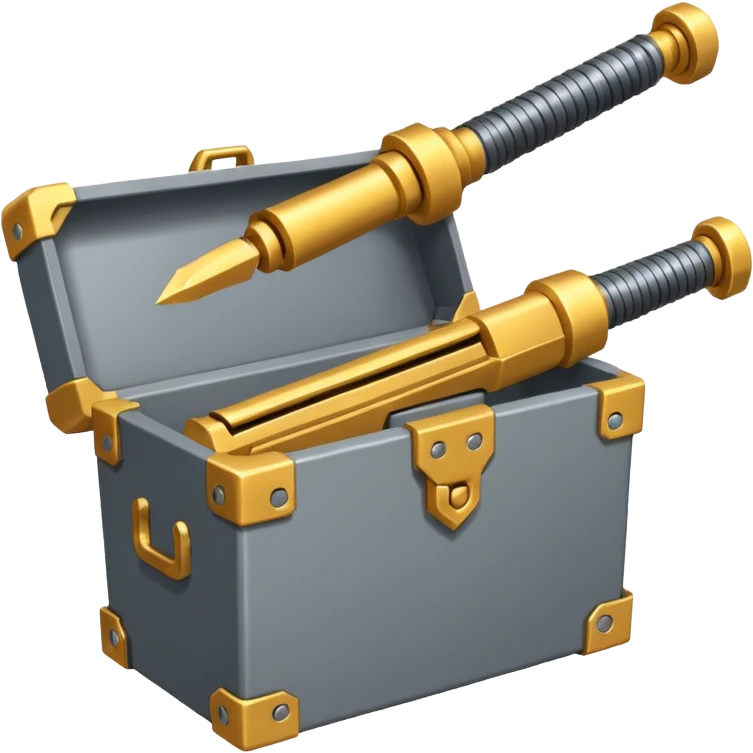 generate a very realistic box weapon  emoji