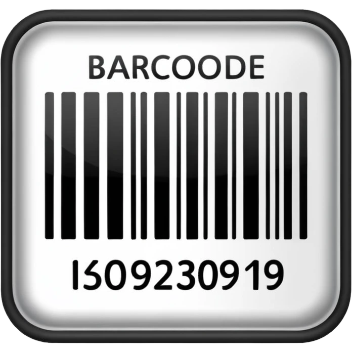 Barcode label emoji