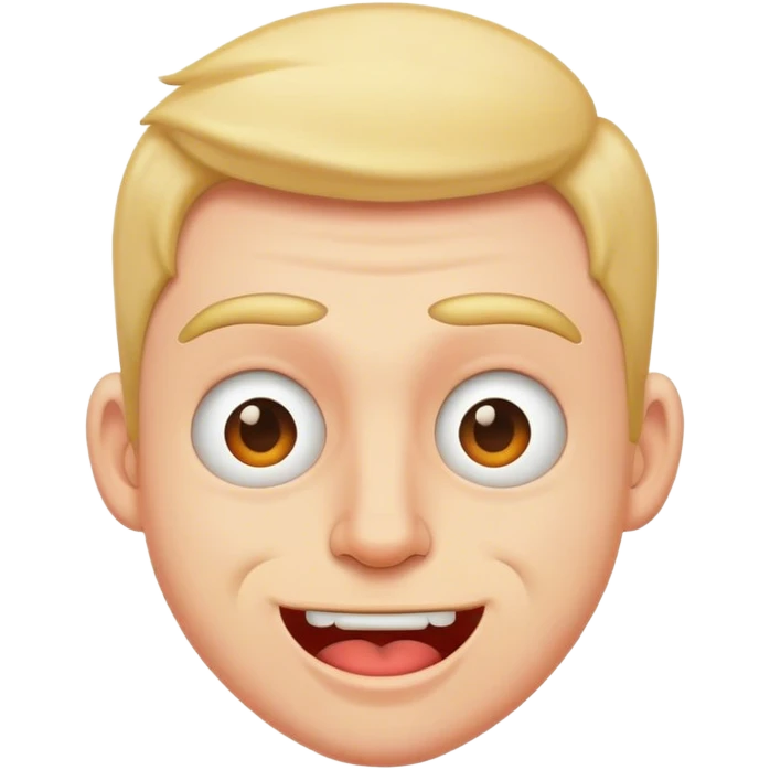 Mewing man emoji