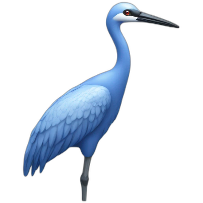 Crane sucker blue emoji