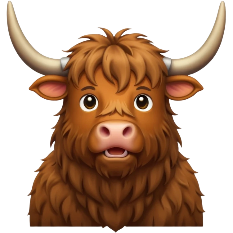 highland cow emoji