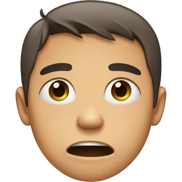 Boy crying for girl emoji