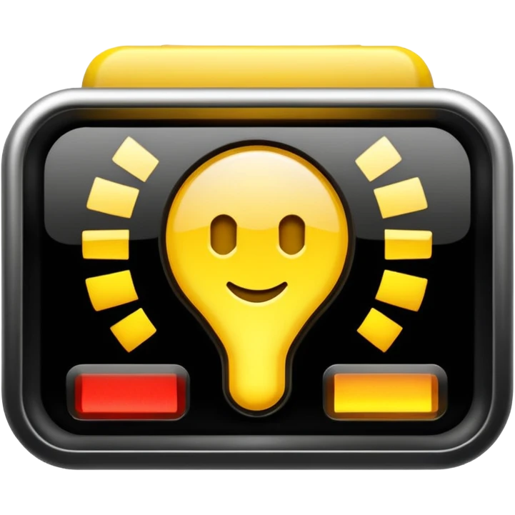 Check engine light emoji