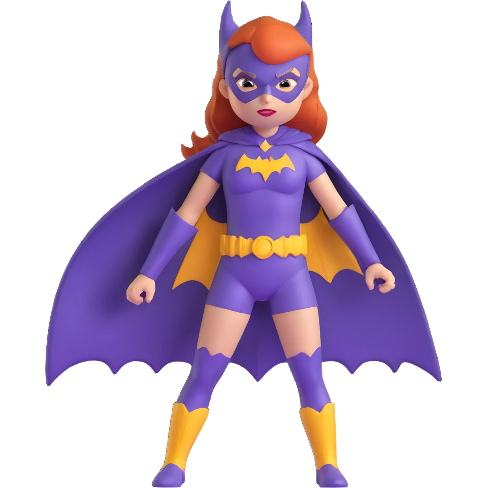 Batgirl superhero emoji