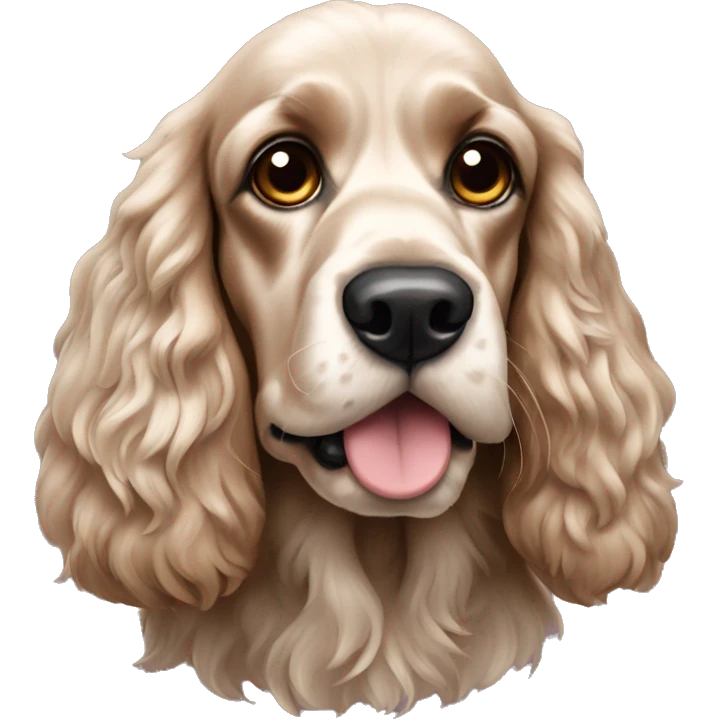 bold cocker spaniel emoji