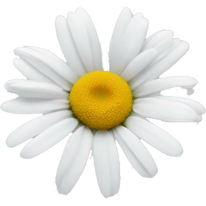 White daisy emoji