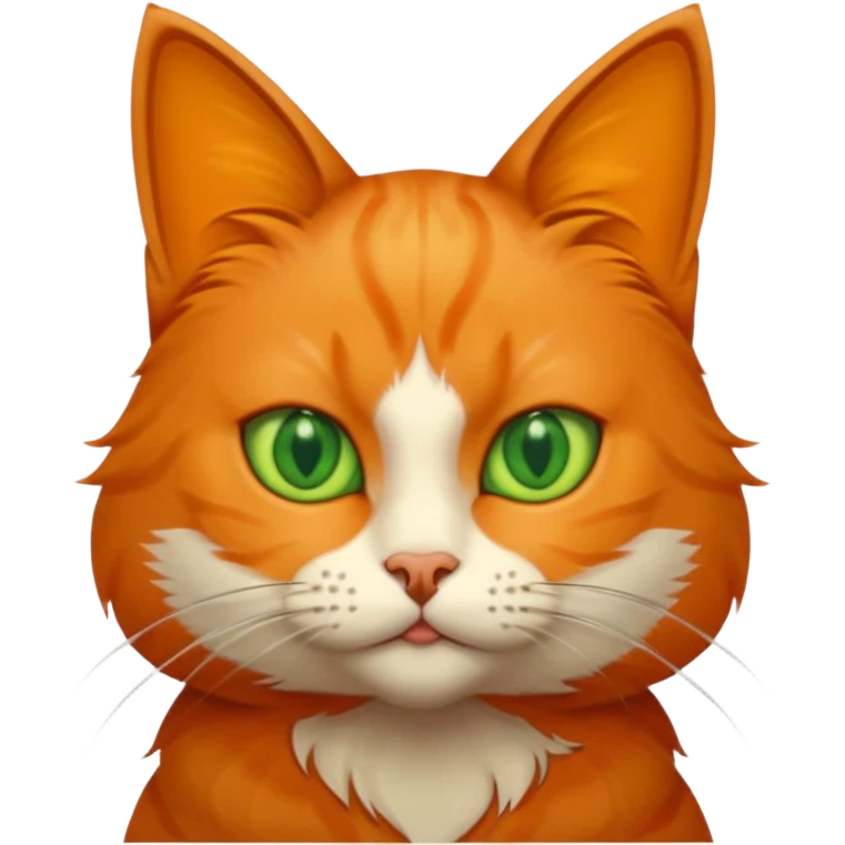 cat giving a warning emoji