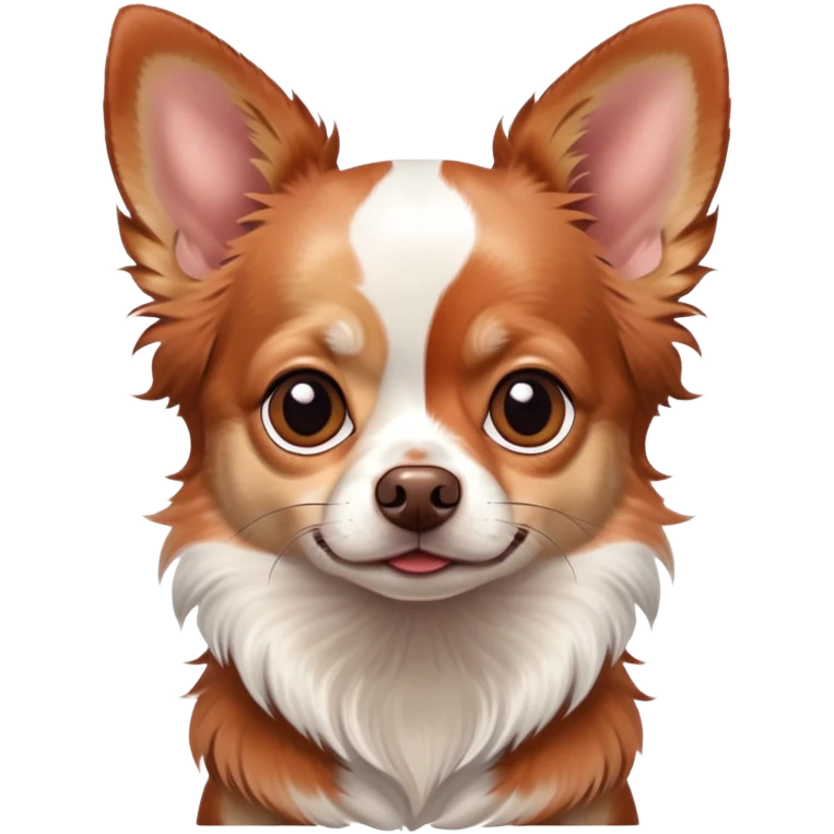 Red Merle chihuahua  emoji
