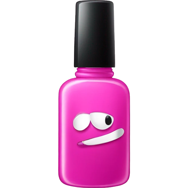 Nail polish bottle  emoji