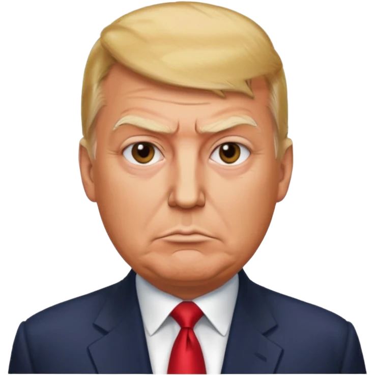 President Trump is bald  emoji
