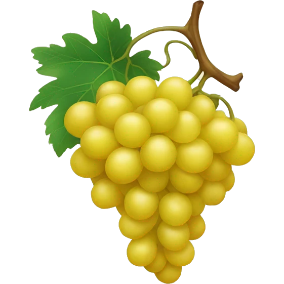 Yellow color Grapes emoji