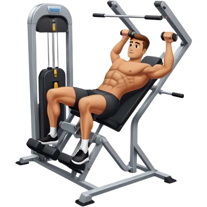 guy leg press machine emoji