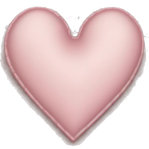 Light pink plaid Burberry heart emoji