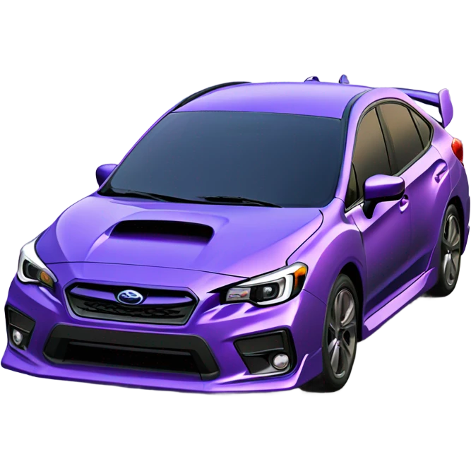 Bluish purple Subaru rsti car emoji