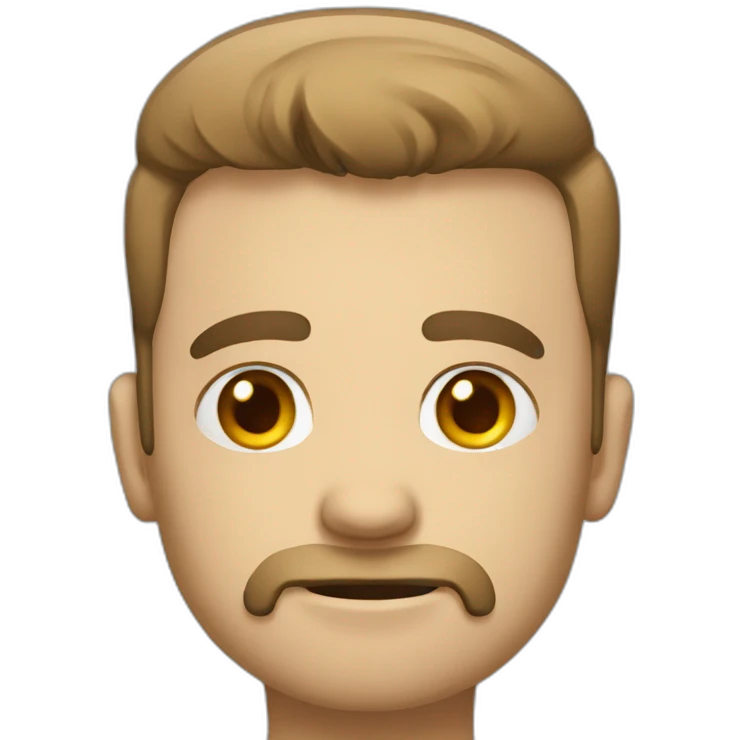 Un homme dépressif emoji