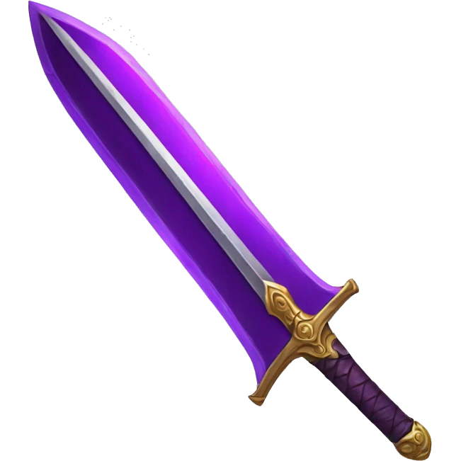Démonic purple sword emoji