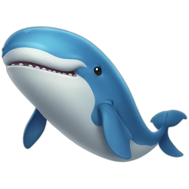 cute blue whale emoji