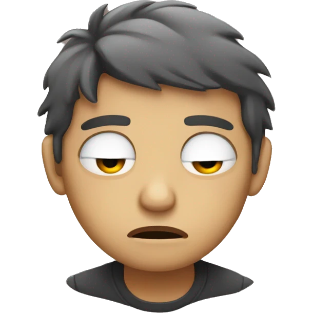 Feeling tired emoji