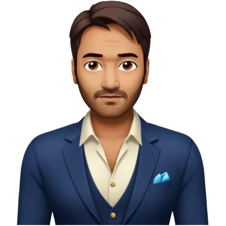 generate a pretty bratz ajay devgn emoji