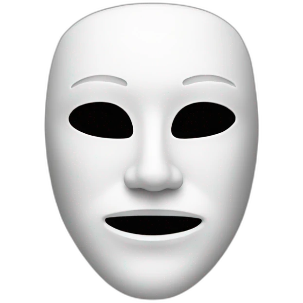white mask emoji