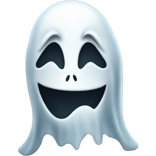 Ghost face emoji