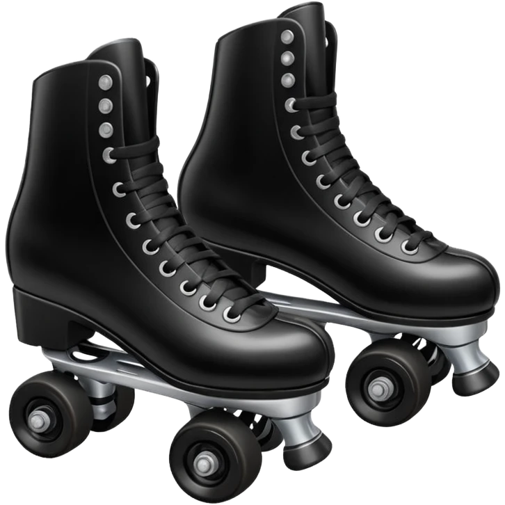Patines negros  emoji