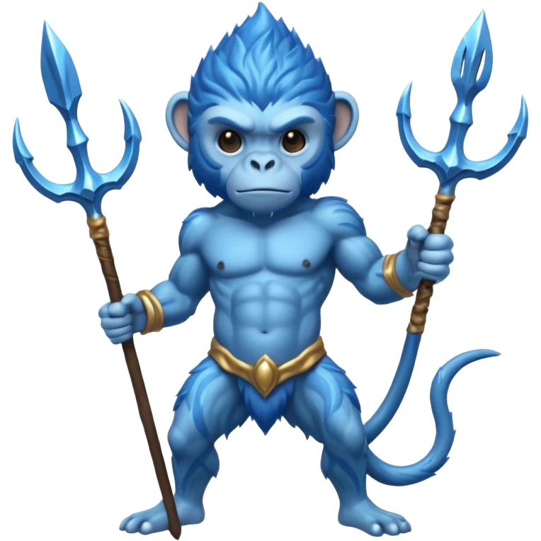 water elemental monkey warior emoji