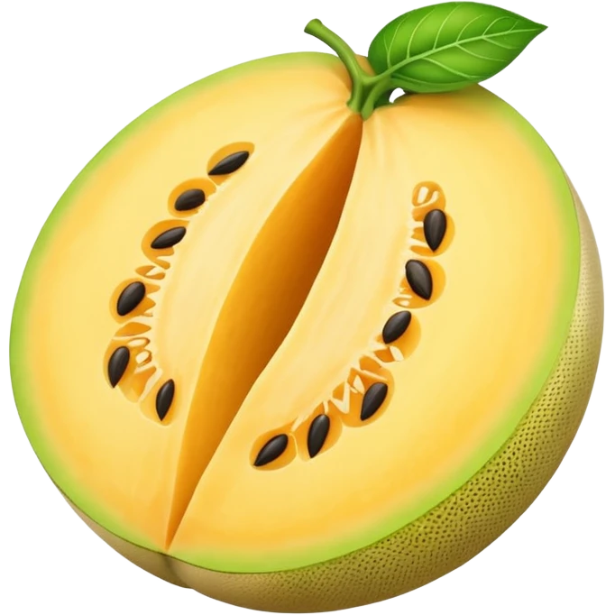 whole yellow melon emoji