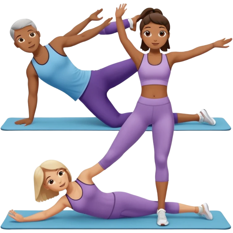 pilates group emoji
