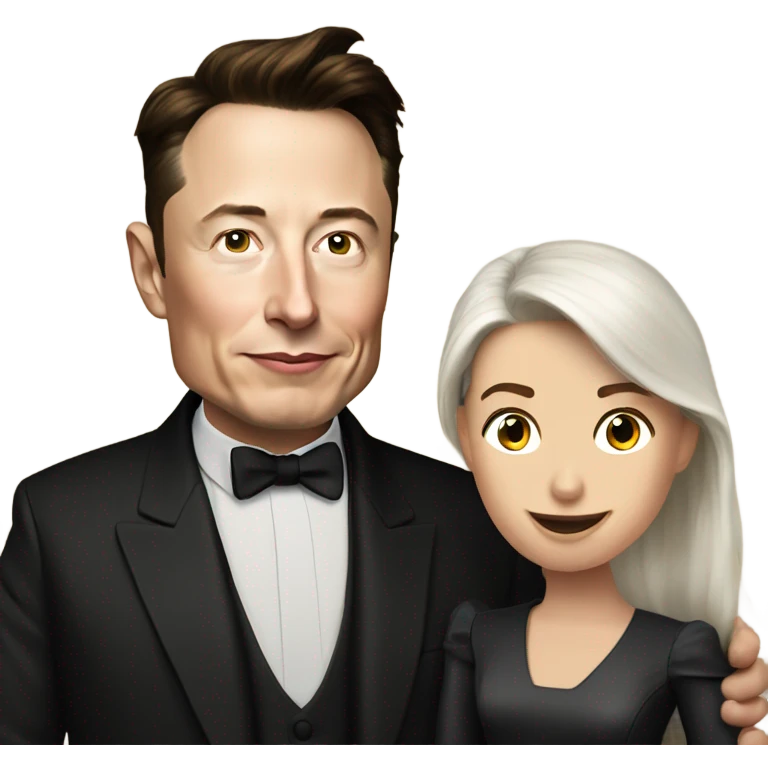 elon musk with nicola tesla emoji