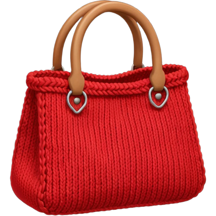 red Knitted Bag emoji