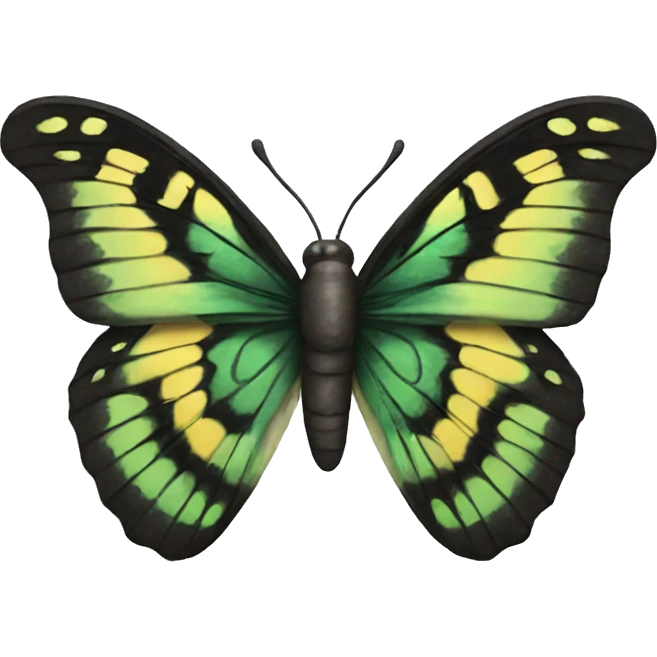Half butterfly half snake emoji