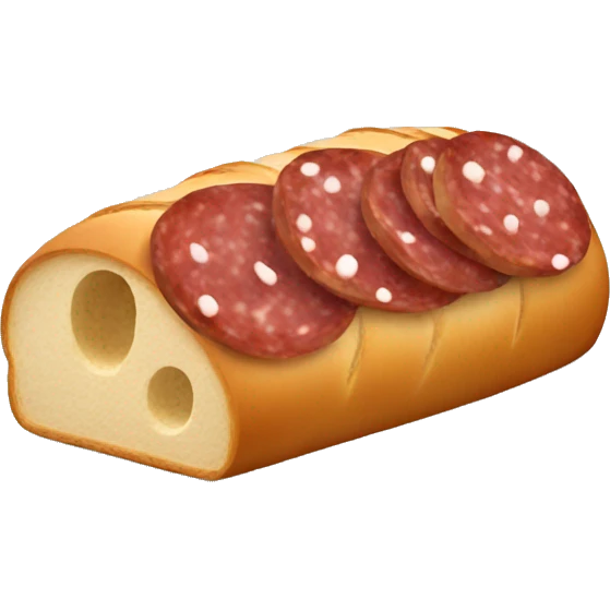 bread with salami emoji