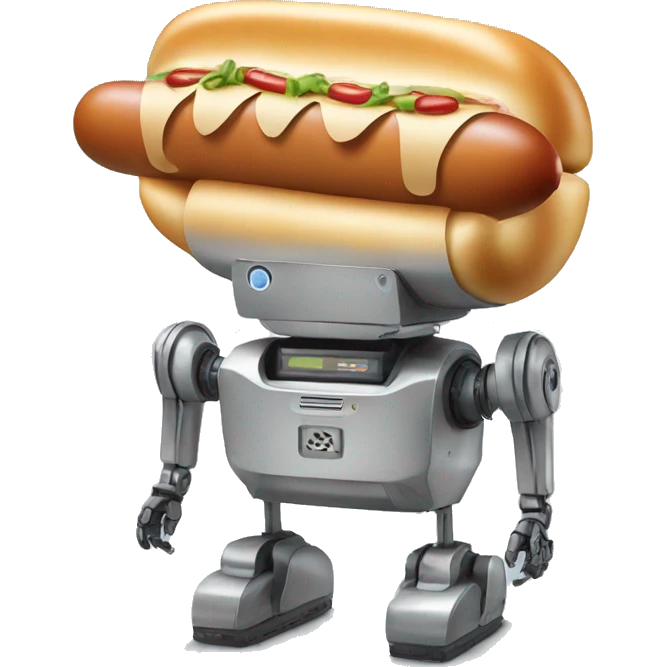 Hot dog robot  emoji