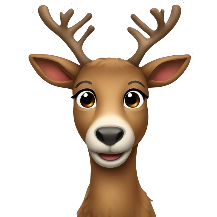 Christmas reindeer  emoji
