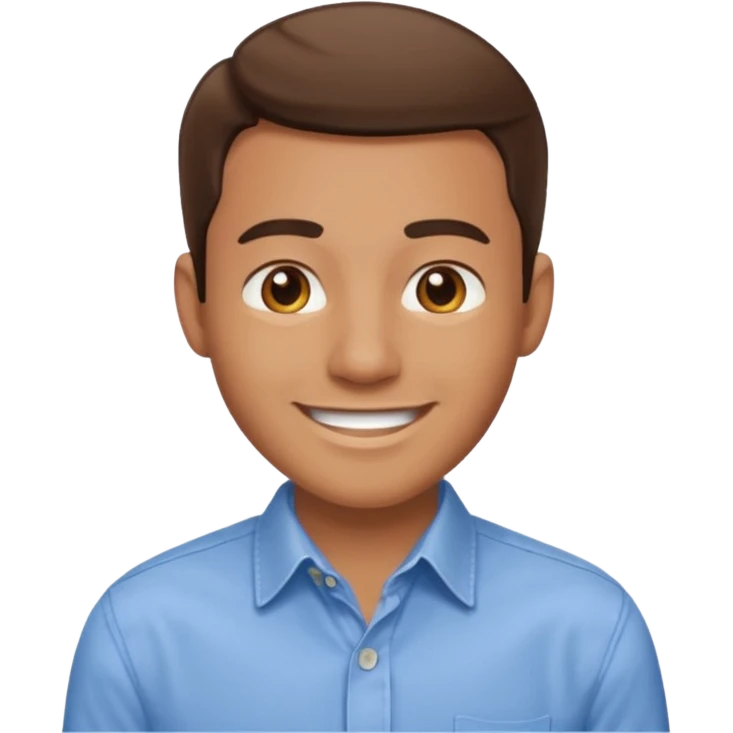 man wiht social skills emoji