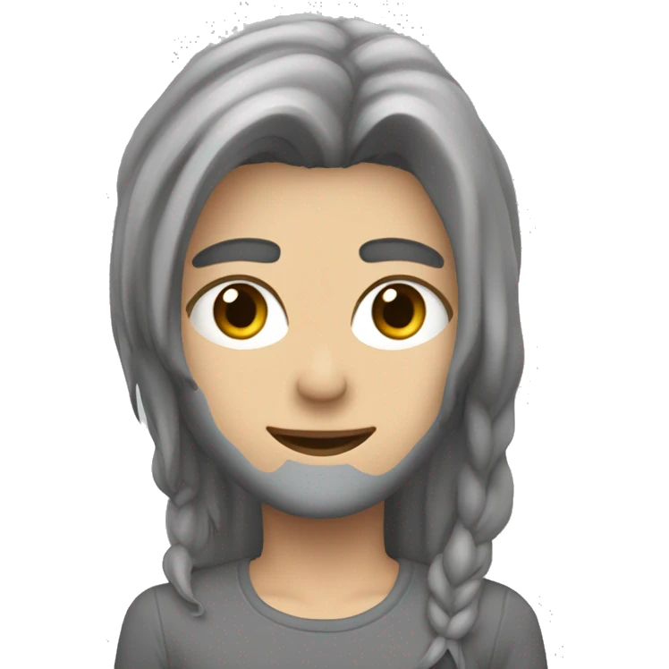 Серая кошечка полосатая потягивается  emoji