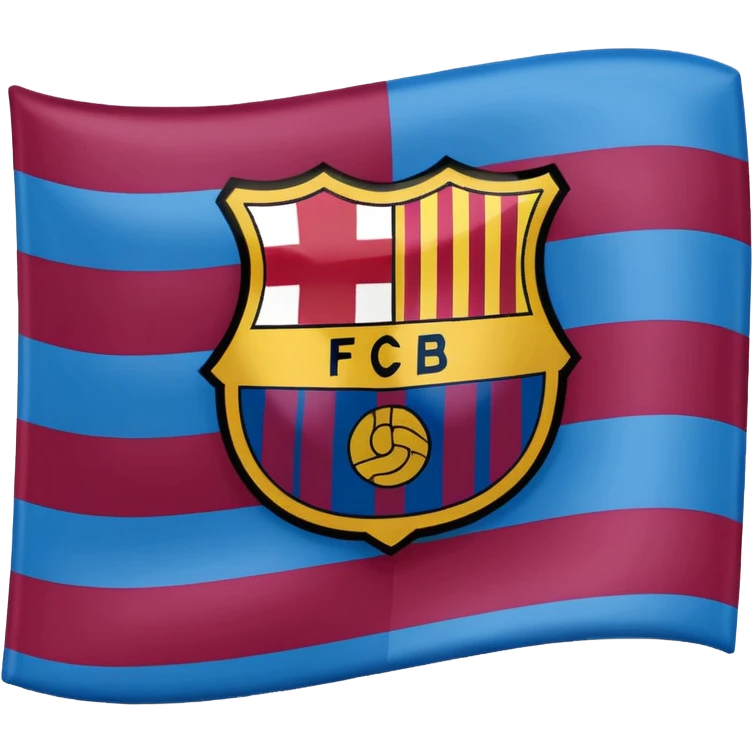 Create FC Barcelona flag emoji emoji
