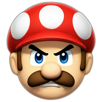 Angry Mario emoji