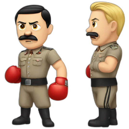 hitler-boxing-a-slav emoji