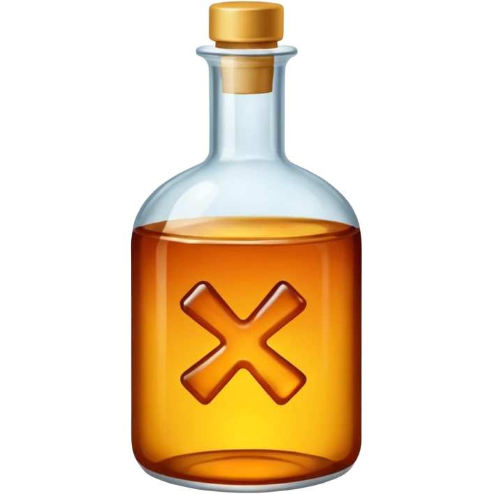 medicine syrup and (cross negative sign above these) emoji