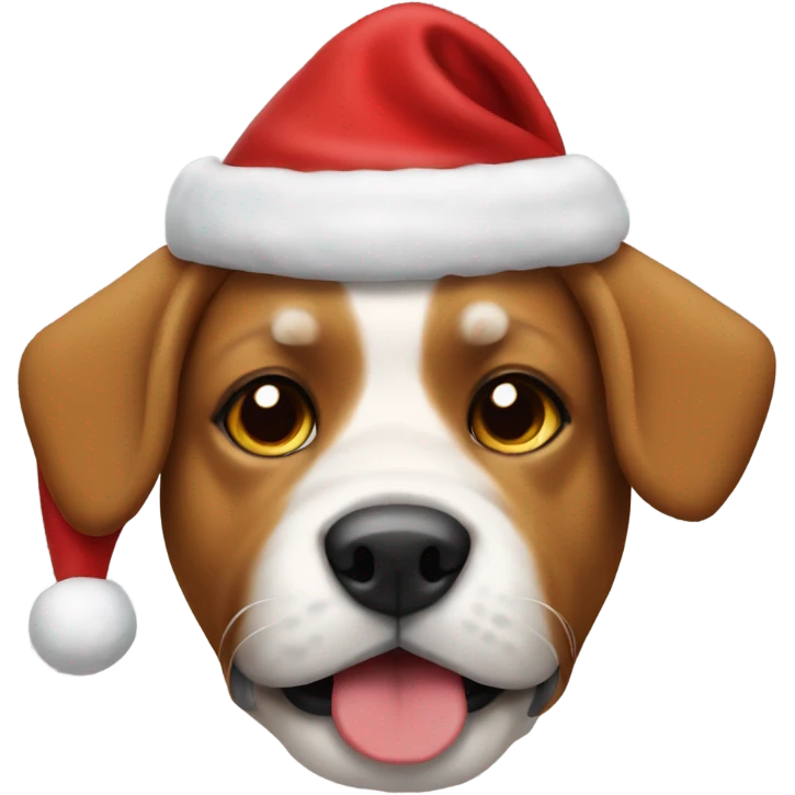 Dog Santa  emoji