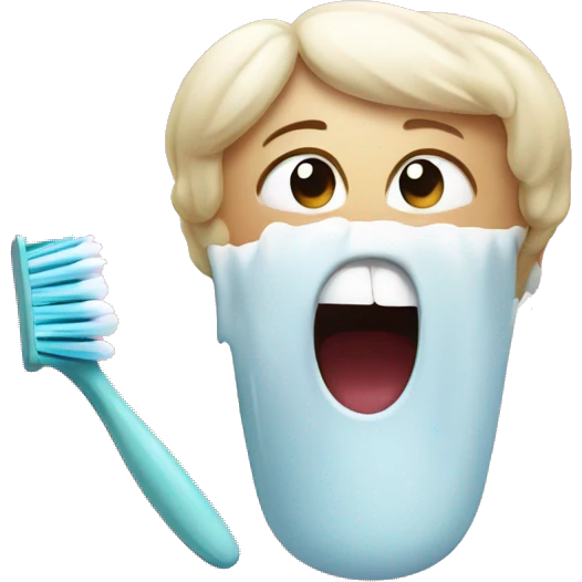 brush teeth emoji