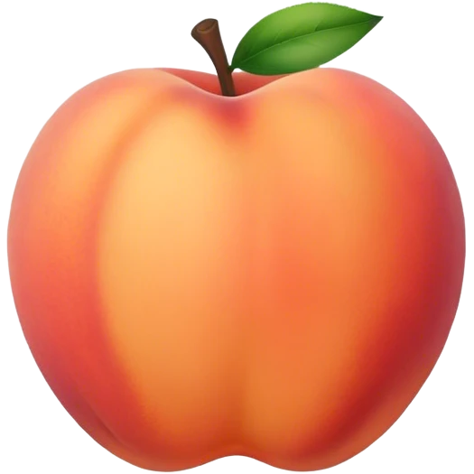 burnt peach color emoji