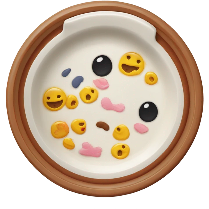 Plato para perro emoji