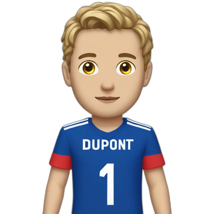 antoine dupont with france shirt emoji