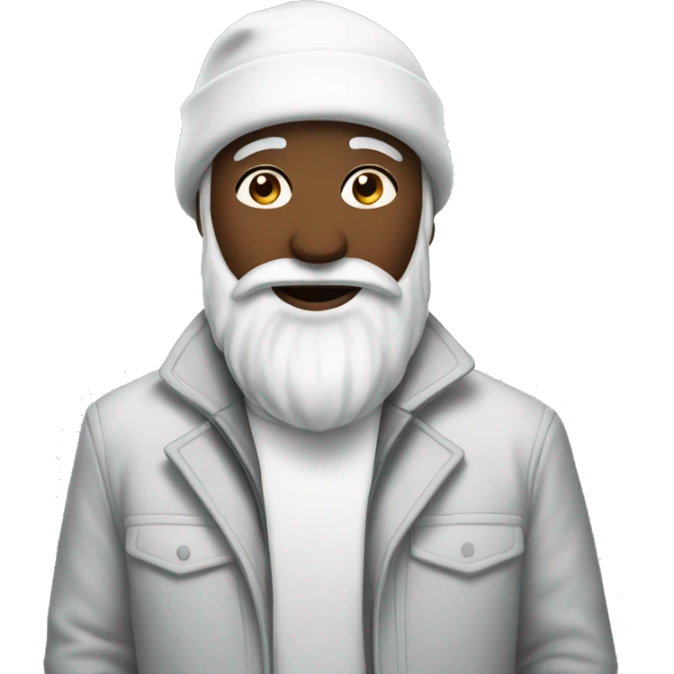 White Christmas emoji