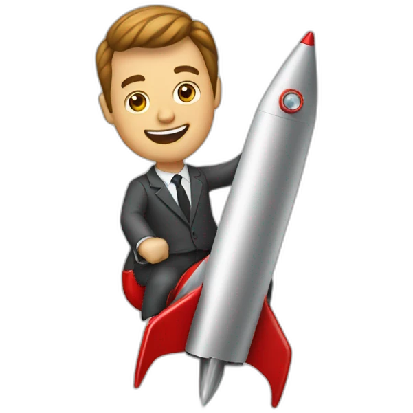 suit-man-ridding-rocket emoji