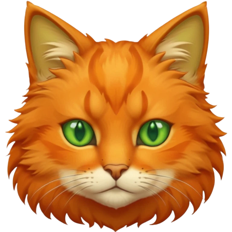warrior cat face only emoji