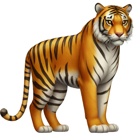 tiger full body emoji